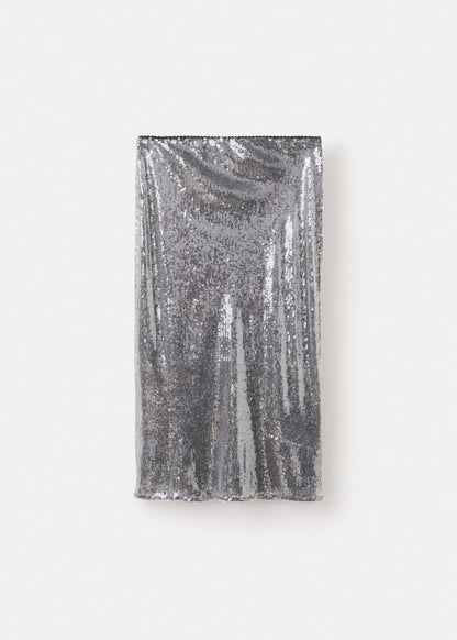 Sequin midi skirt