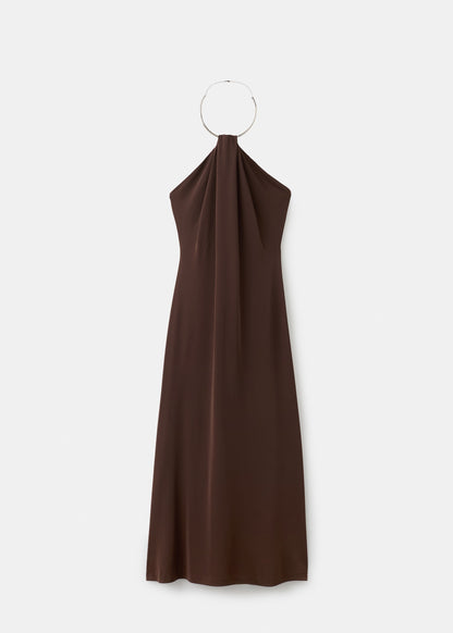 Choker neck dress