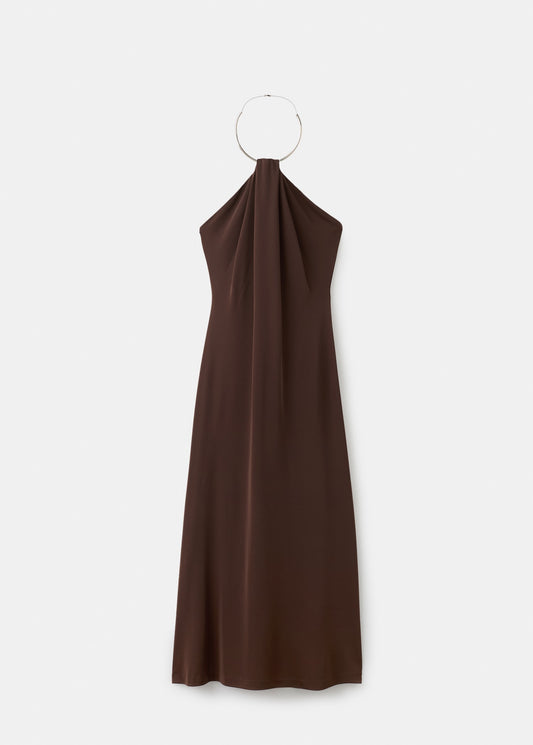 Choker neck dress