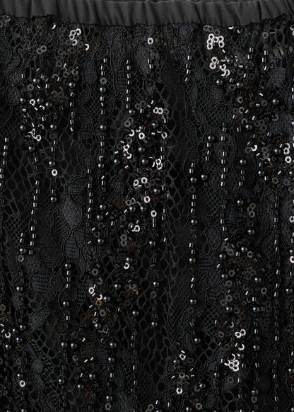 Beaded lace skirt