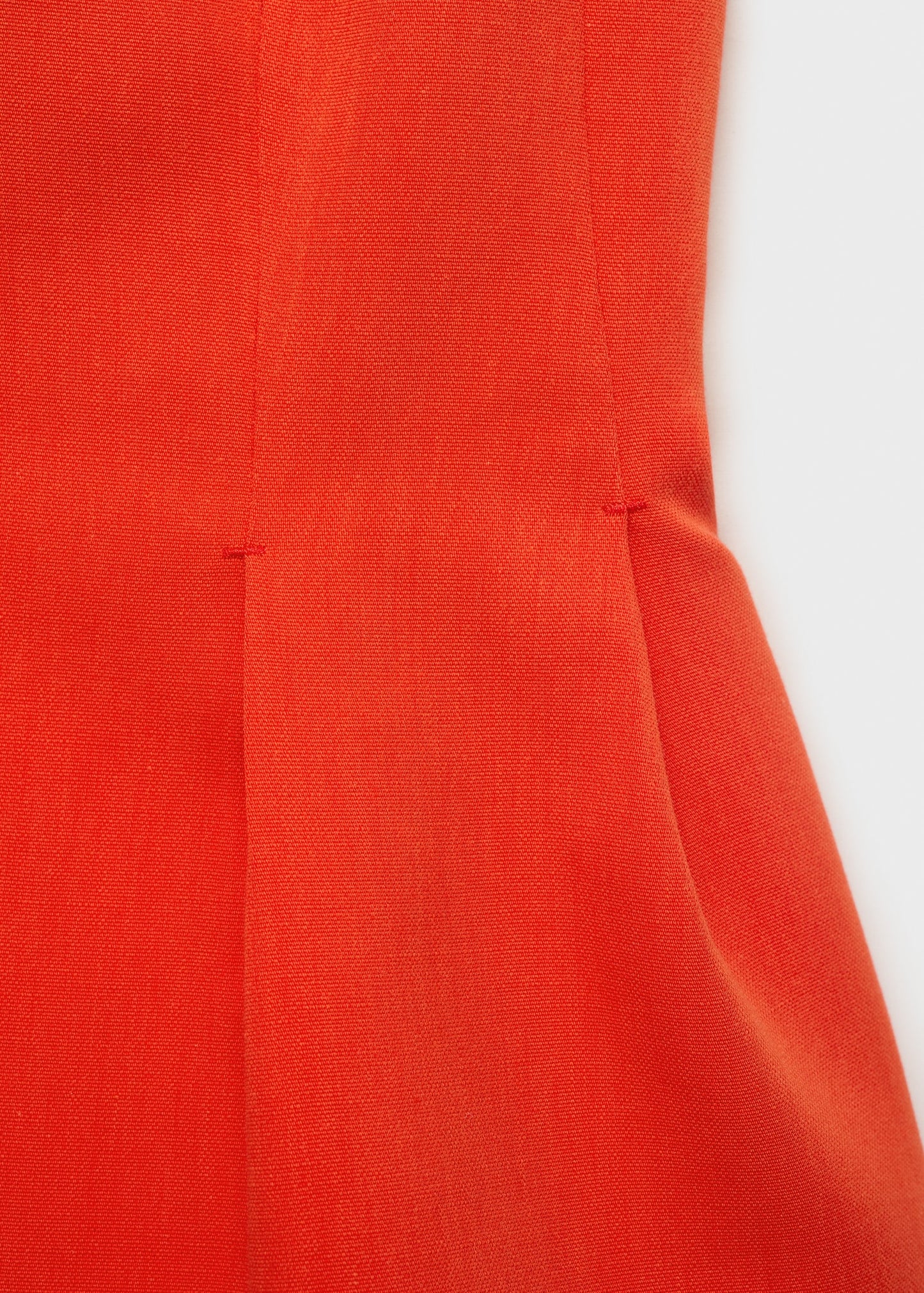 Halter-neck peplum waistcoat