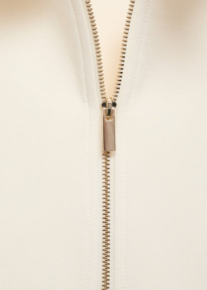 Three-quarter sleeve jacket with pockets