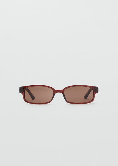 Rectangular-frame sunglasses