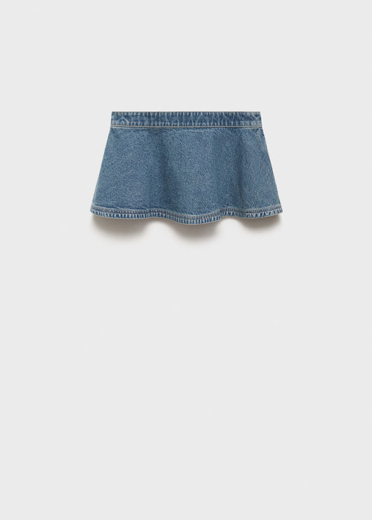 Denim miniskirt