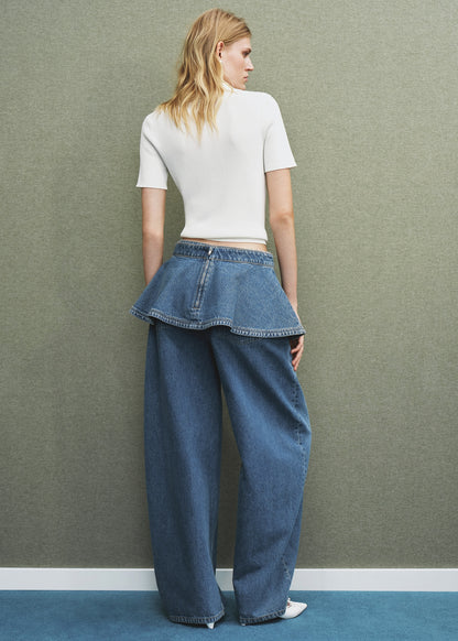 Denim miniskirt