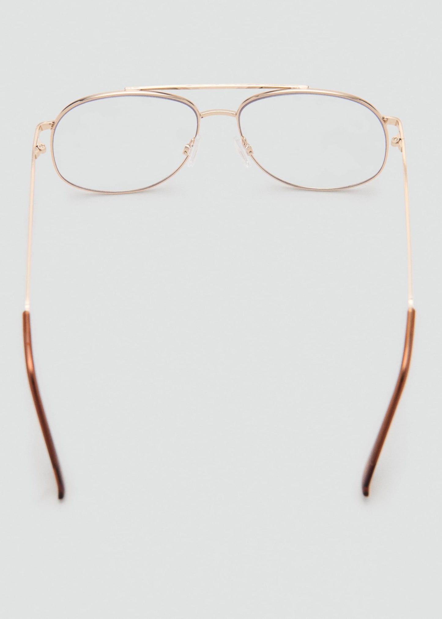 Aviator metallic frame glasses