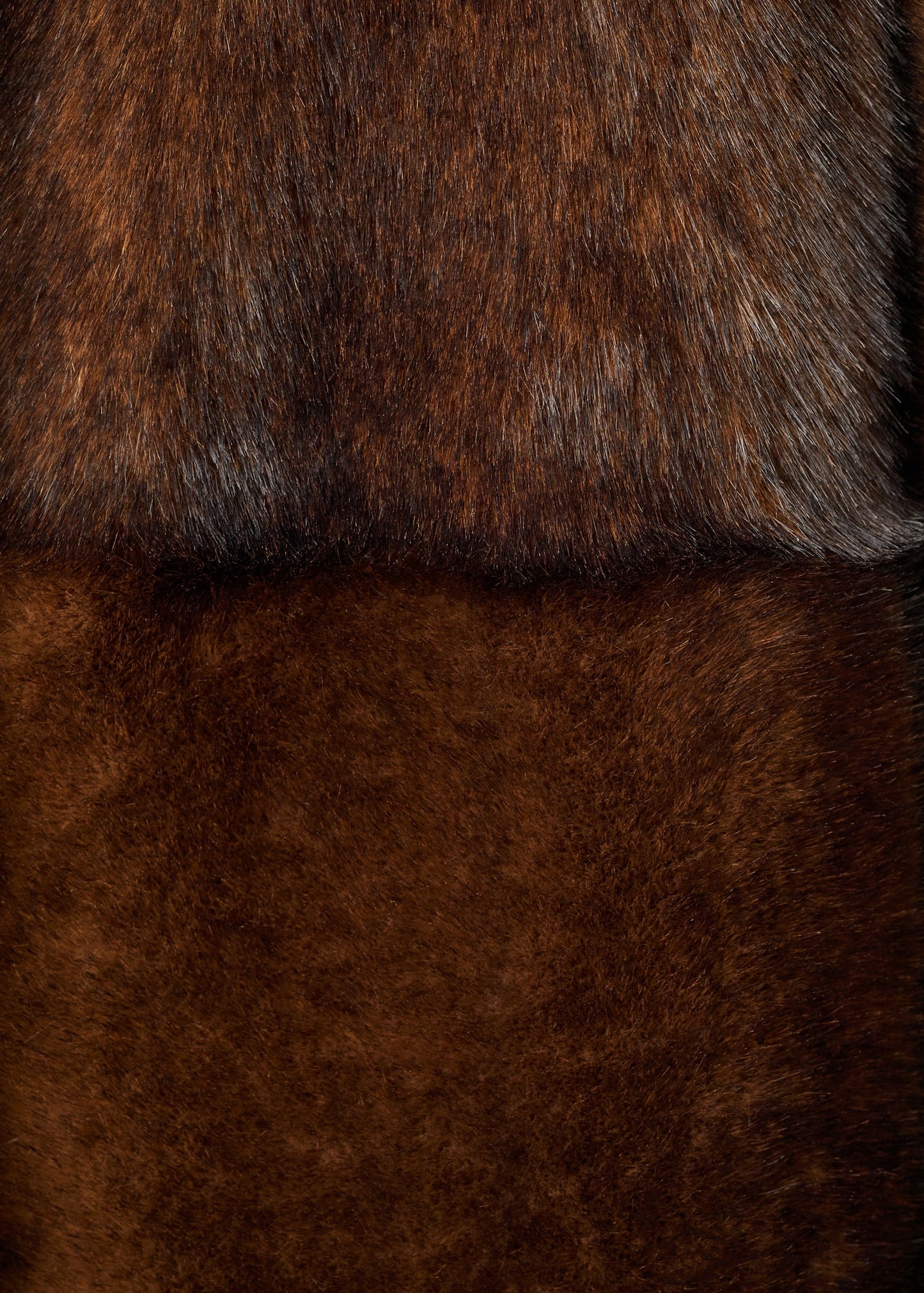 Fur-effect coat with shirt collar