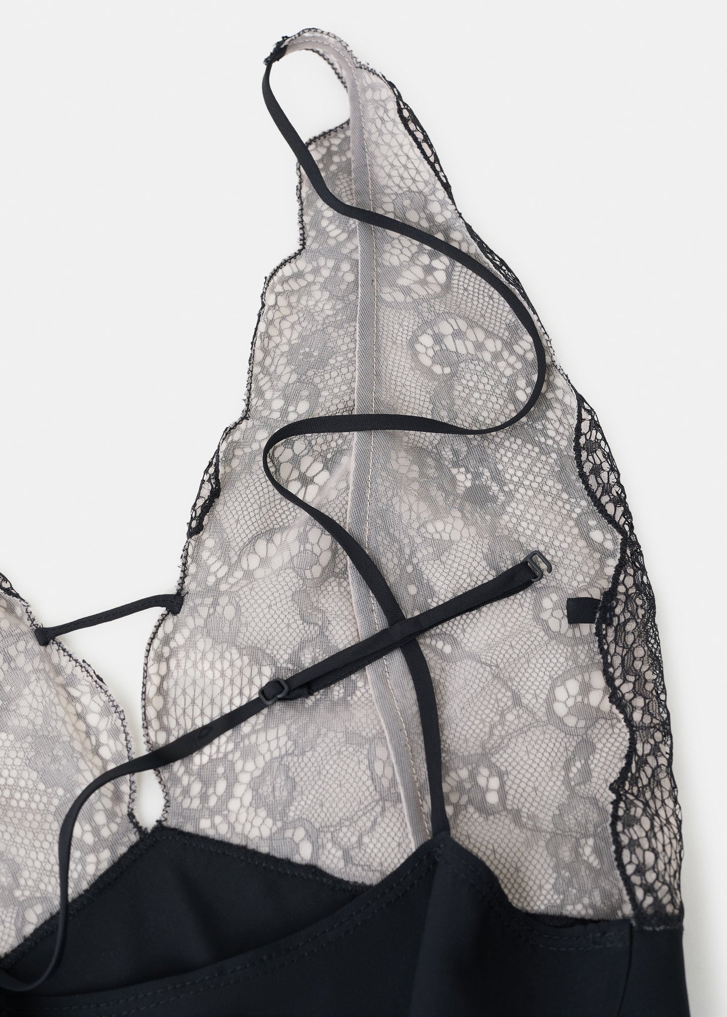 Combined lace bodysuit