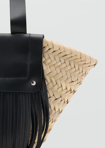 Woven Leather Bag
