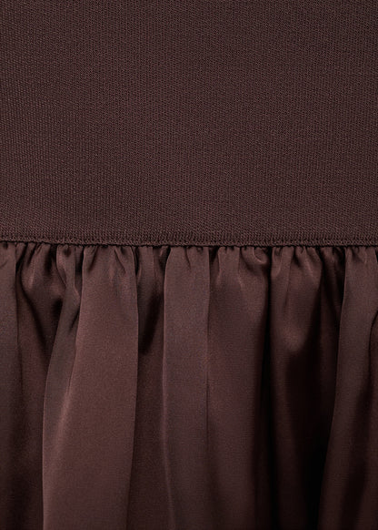Combined fabric top with crossed back