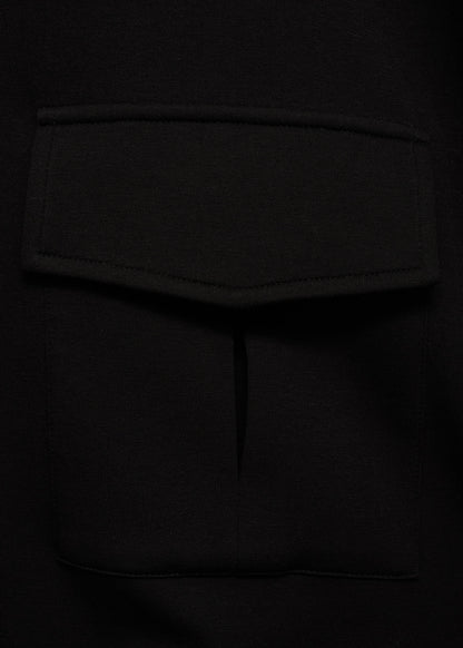 Short-sleeved jacket with adjustable waistband