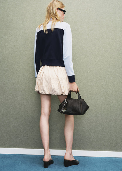 Two-tone fitted jacket