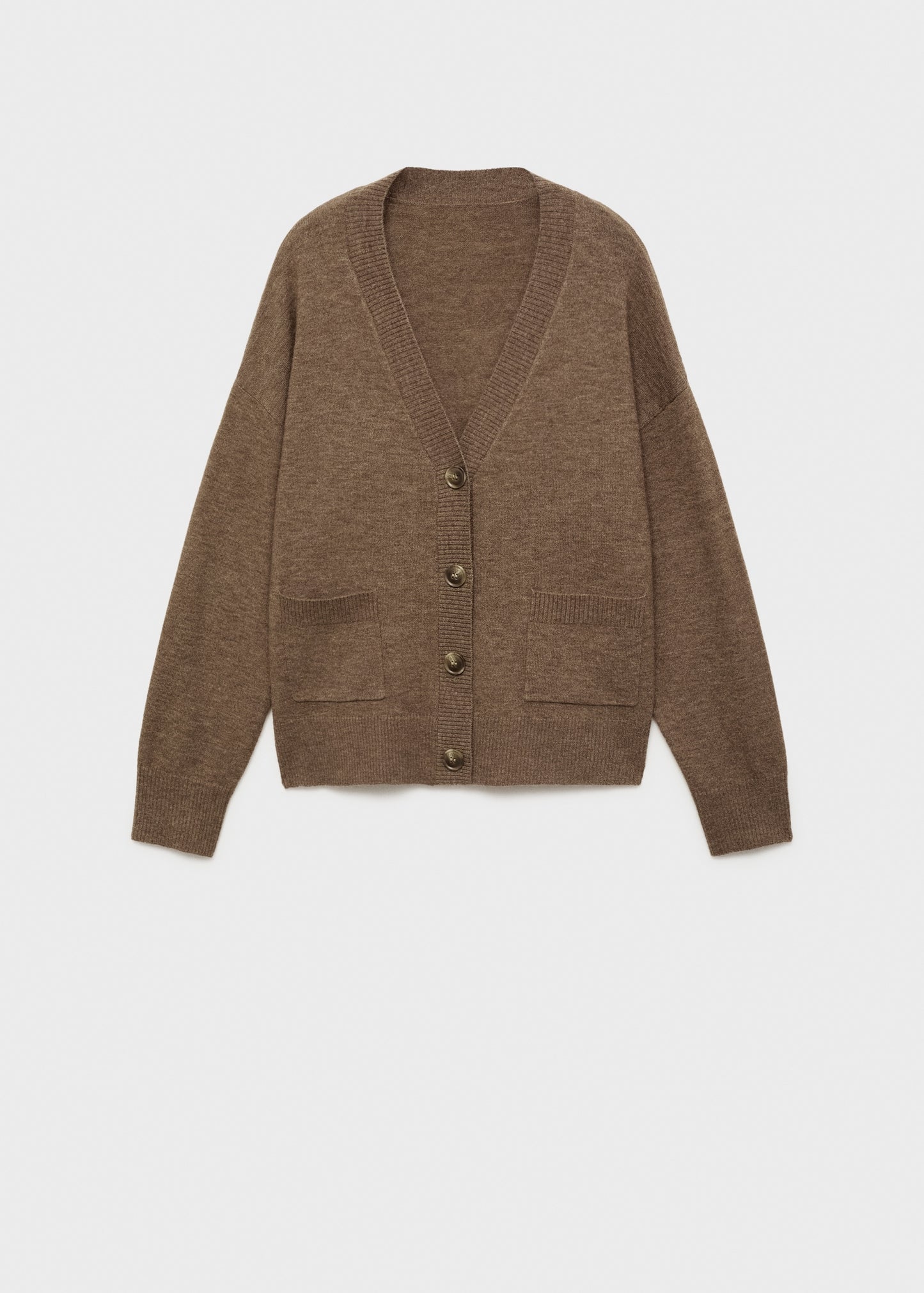 V-neck cardigan with pockets
