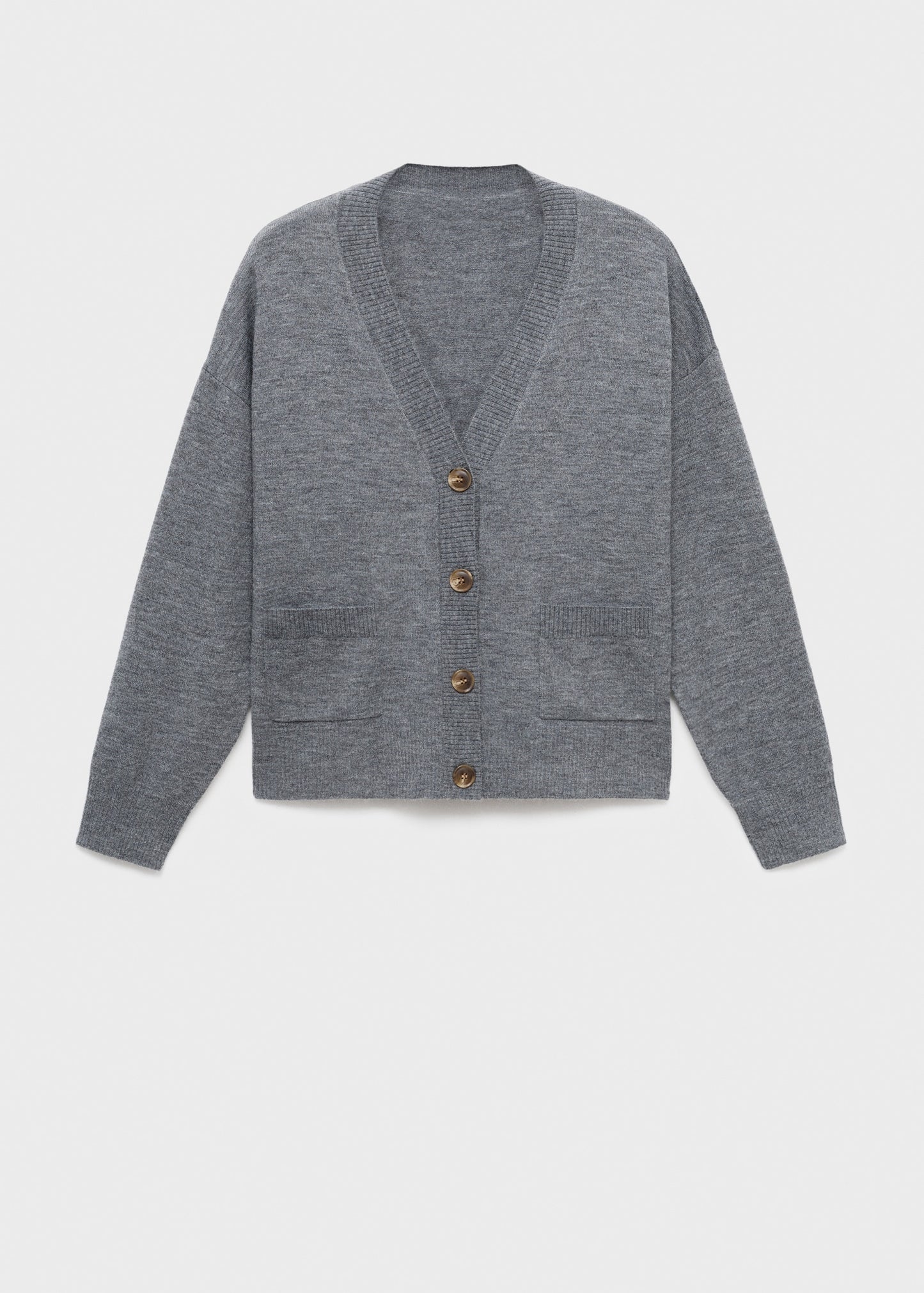 V-neck cardigan with pockets