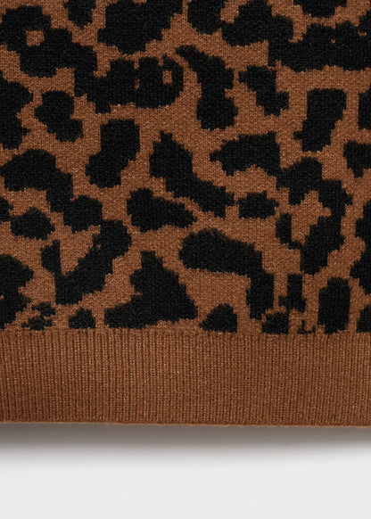 Leopard Stitch Top