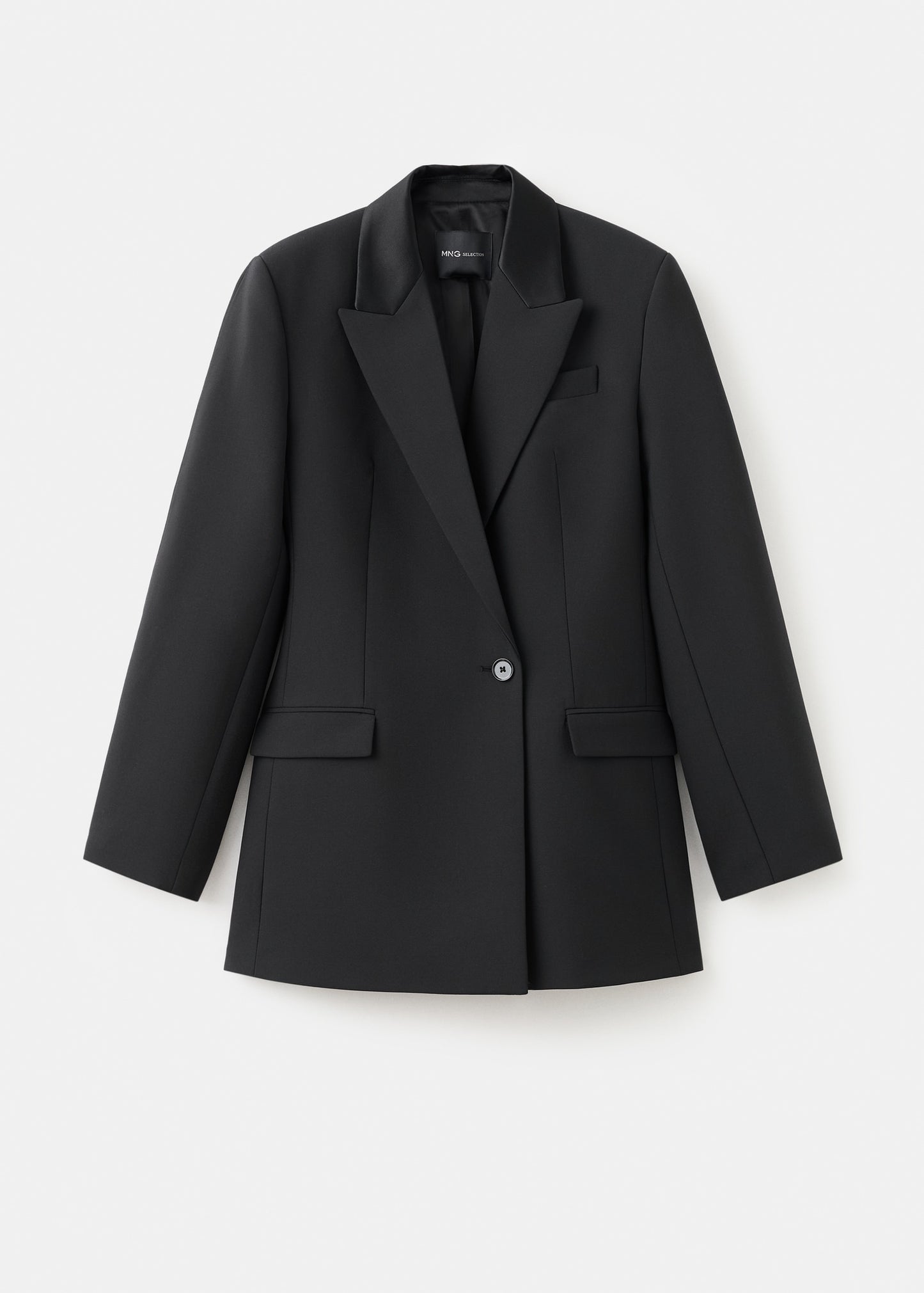 Wool blend blazer dress