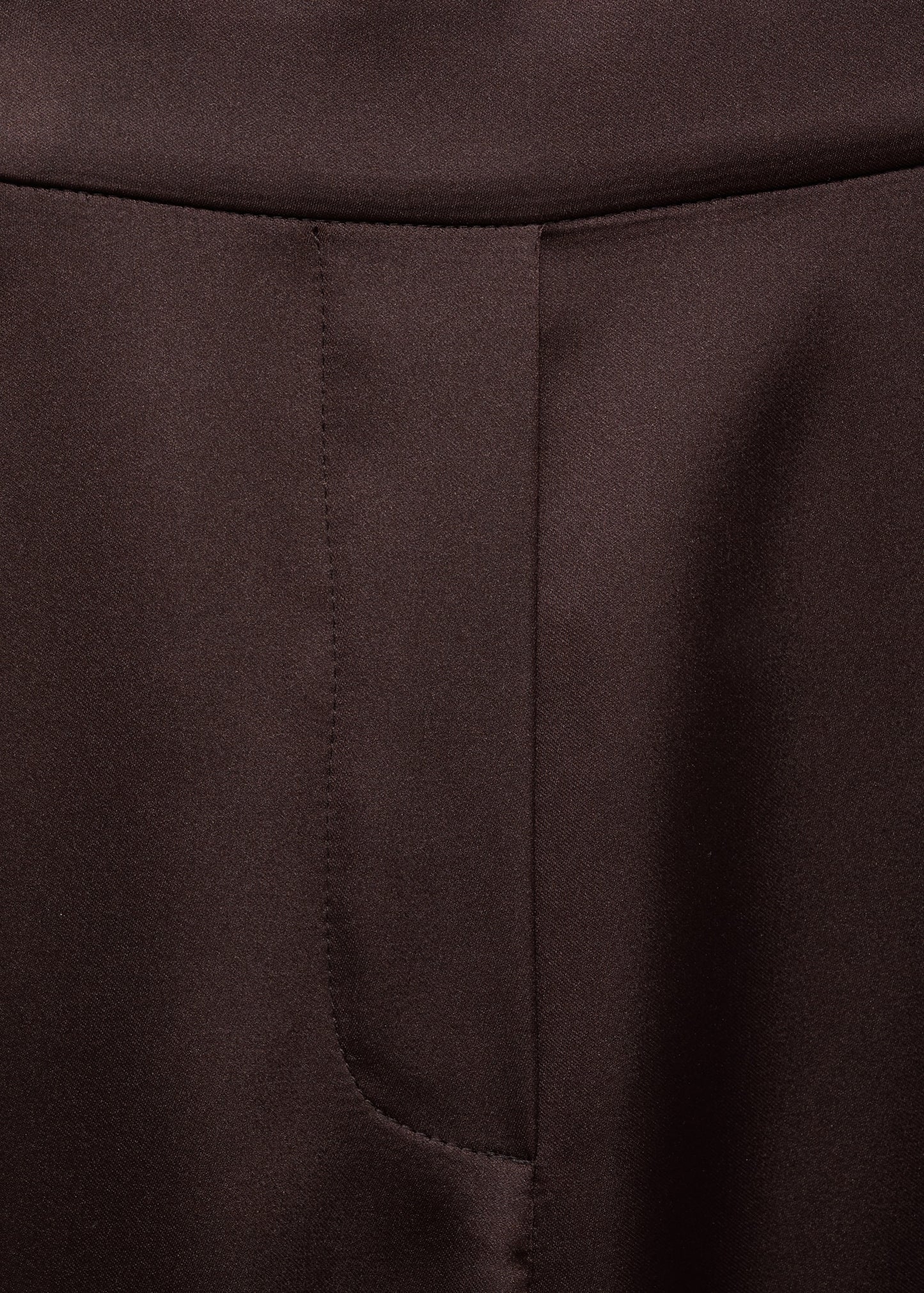 Contrast stripe straight trousers
