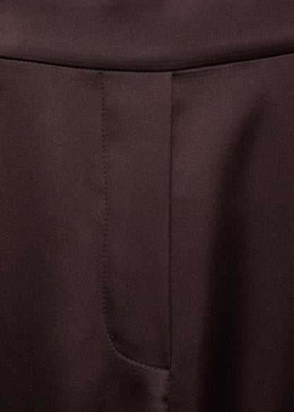 Contrast stripe straight trousers