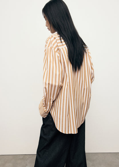 Oversize striped shirt