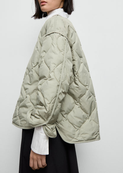 Oversize quilted down anorak