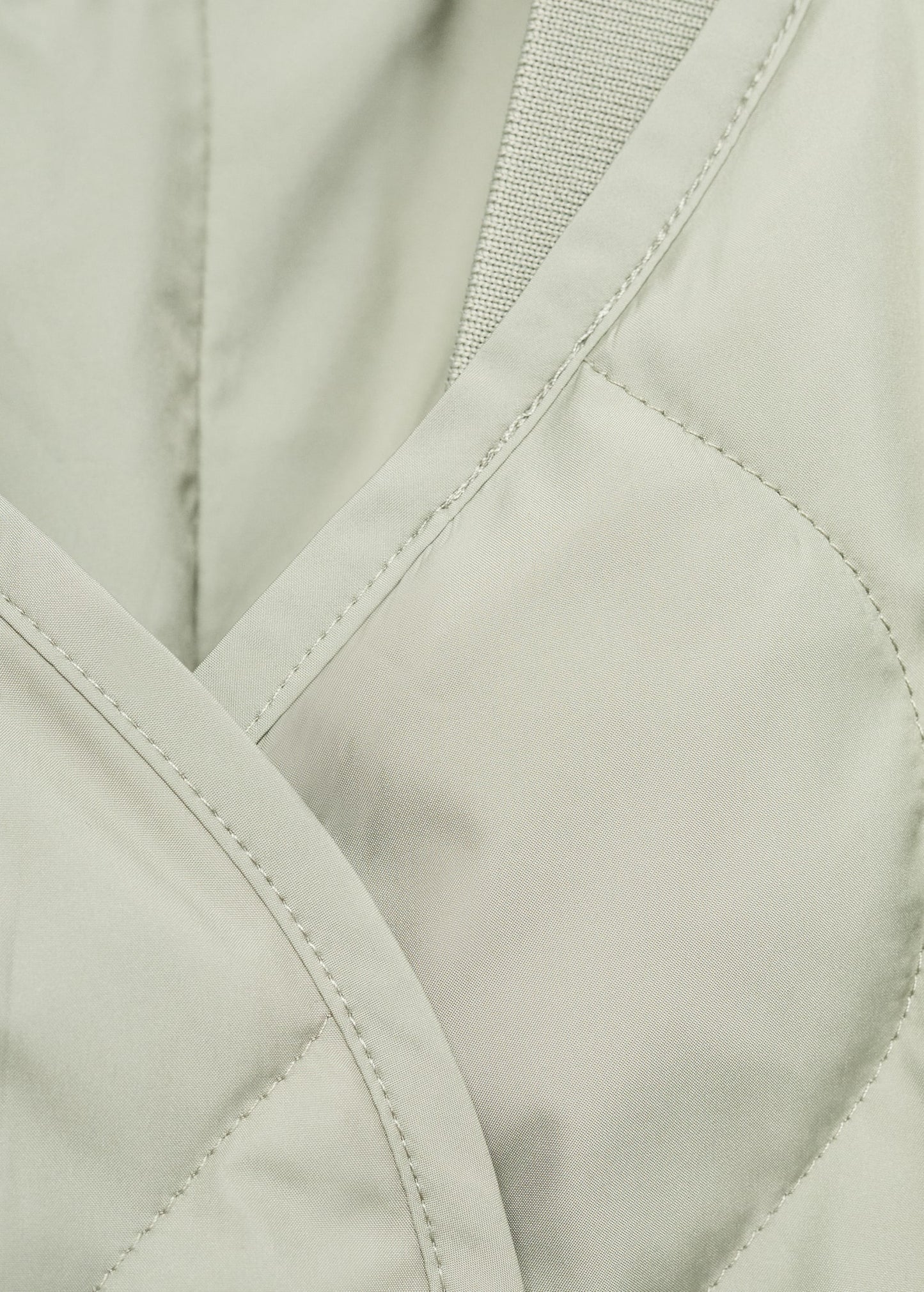Oversize quilted down anorak