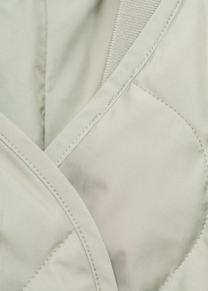 Oversize quilted down anorak