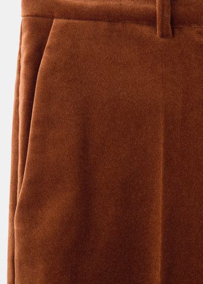 Velvet suit trousers