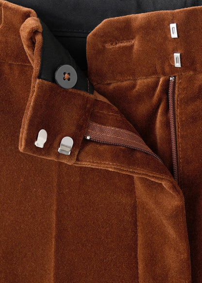 Velvet suit trousers