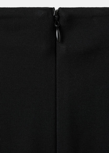 Capri trousers with feathers