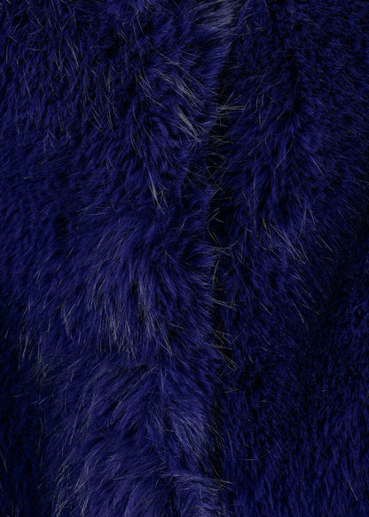 Faux-fur coat