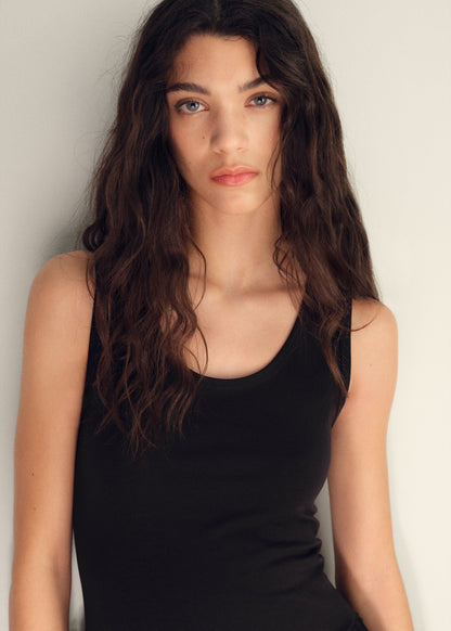 Cotton dress with openwork embroidery