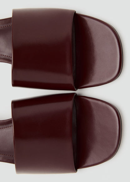 Block-heel sandals with strap