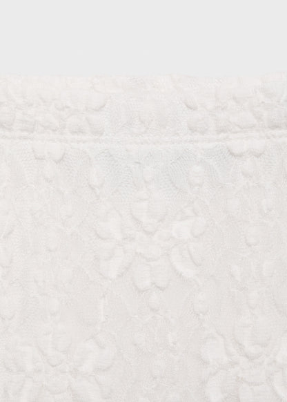 Lace midi skirt