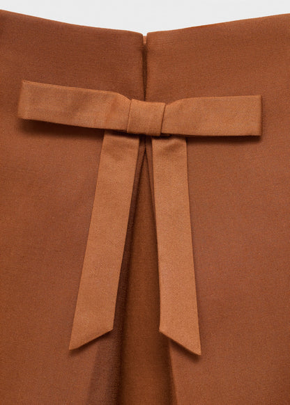 Bow neckline dress