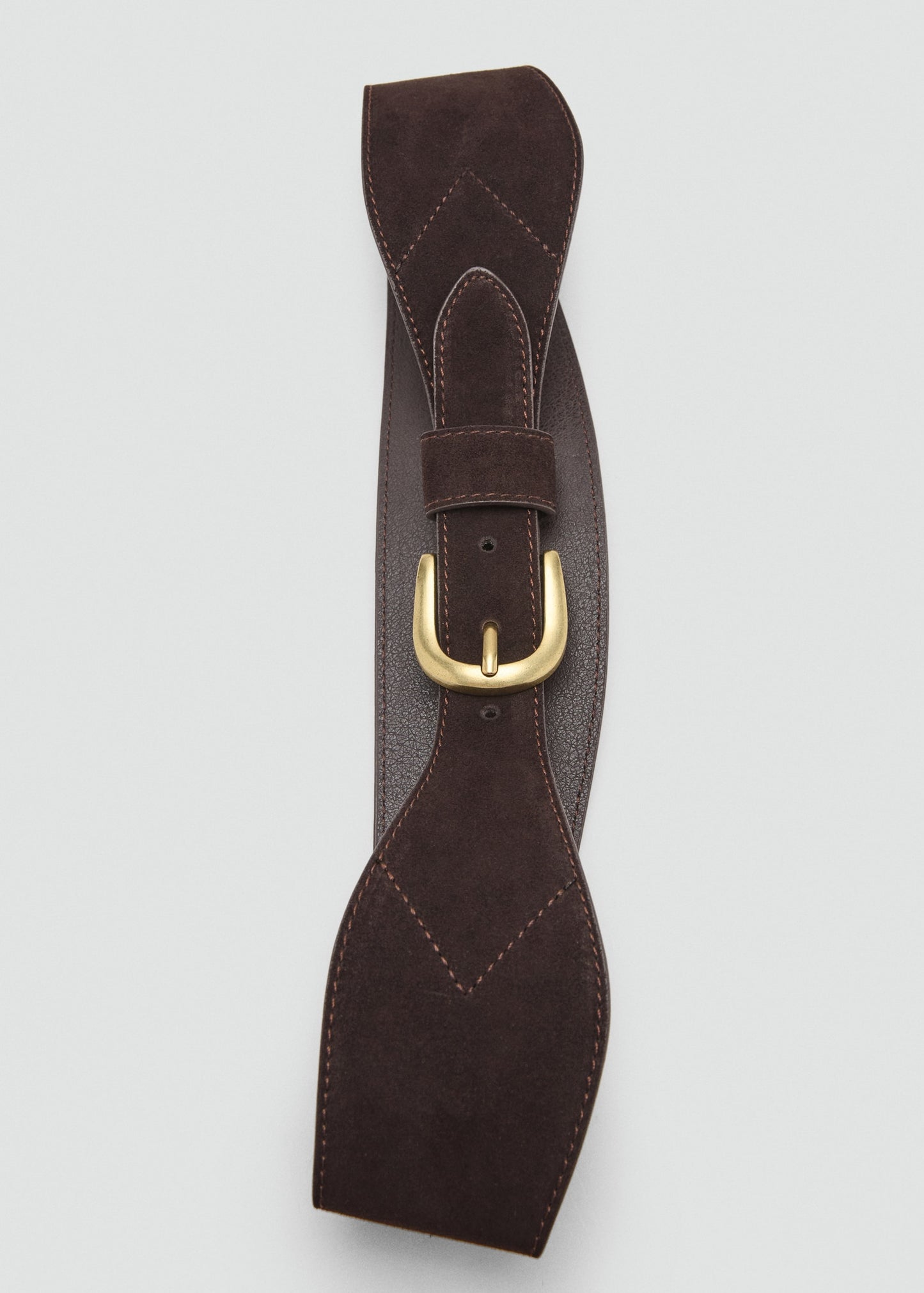 Suede obi belt
