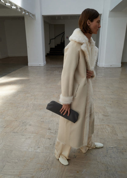 Reversible 100% fur coat
