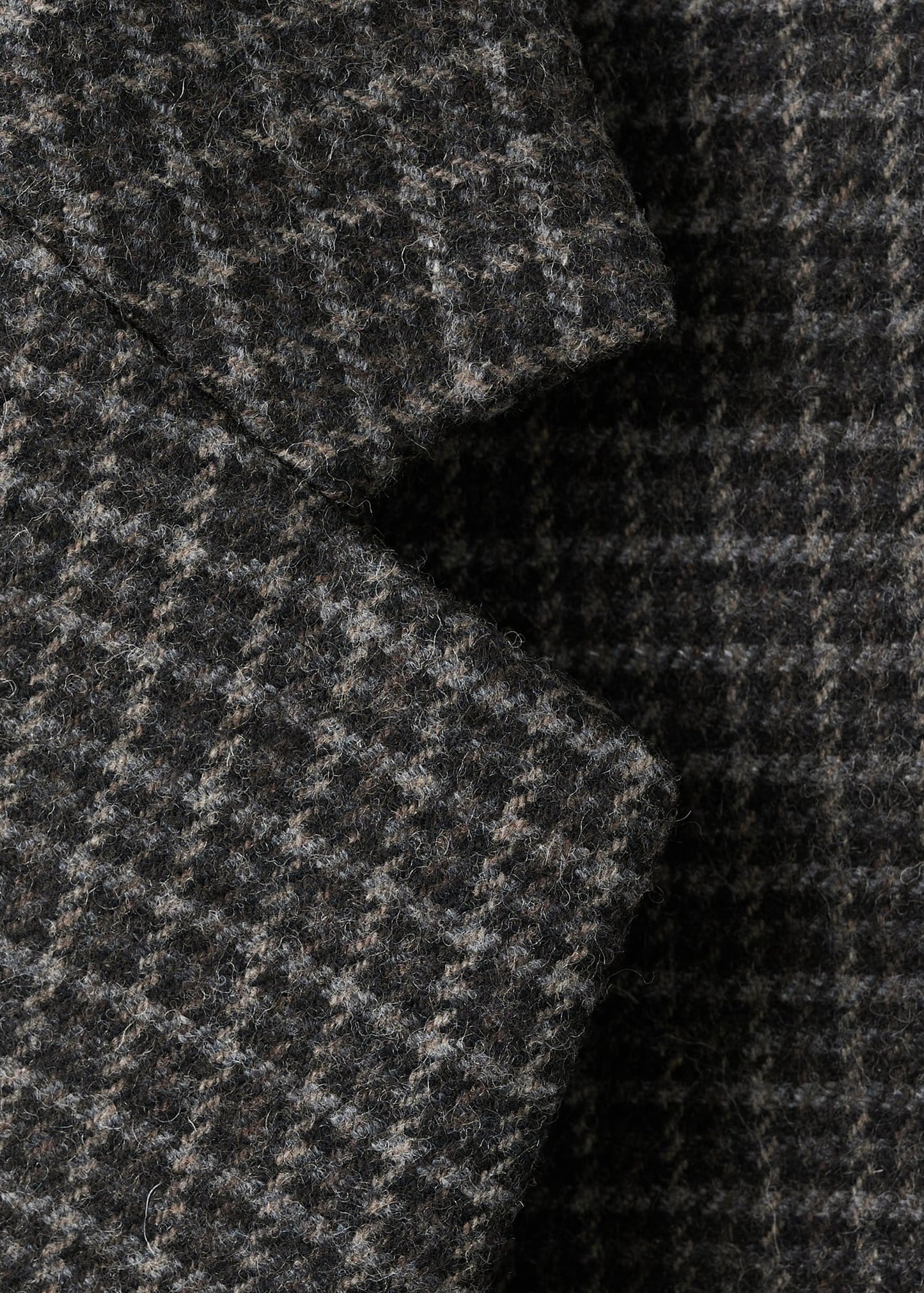 Wool check blazer