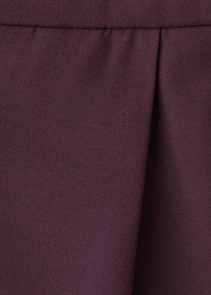 Pleated wide leg trousers