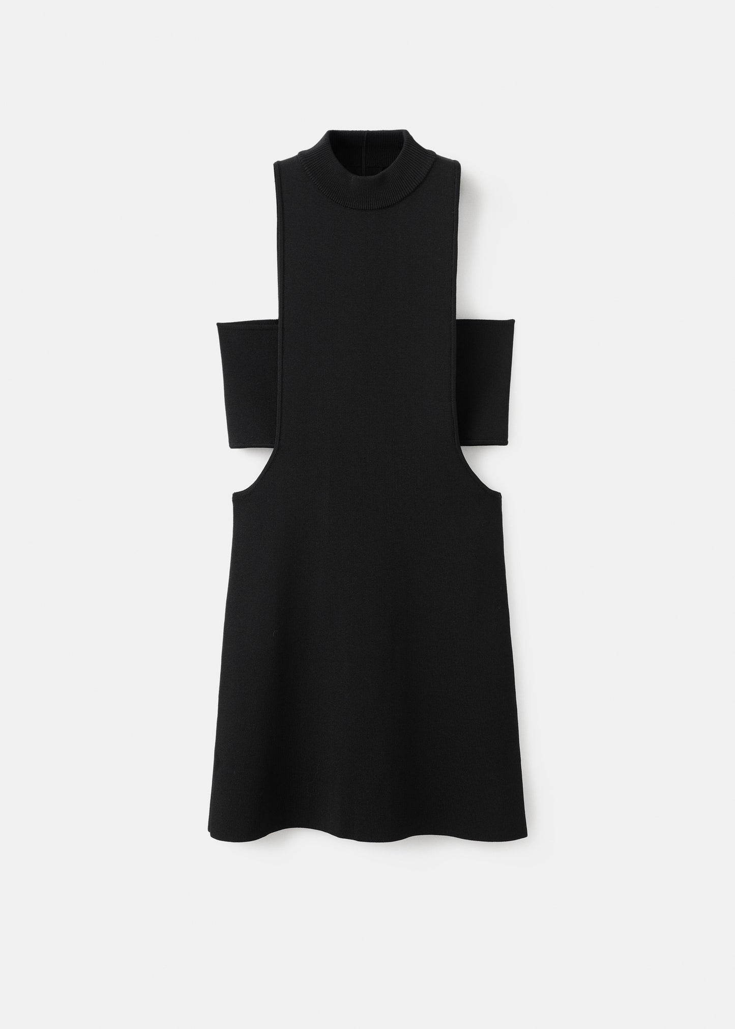 Knitted dress with cut-out