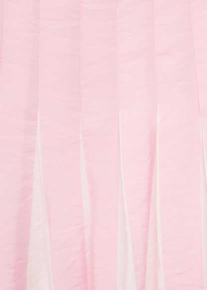 Short striped balloon effect dress