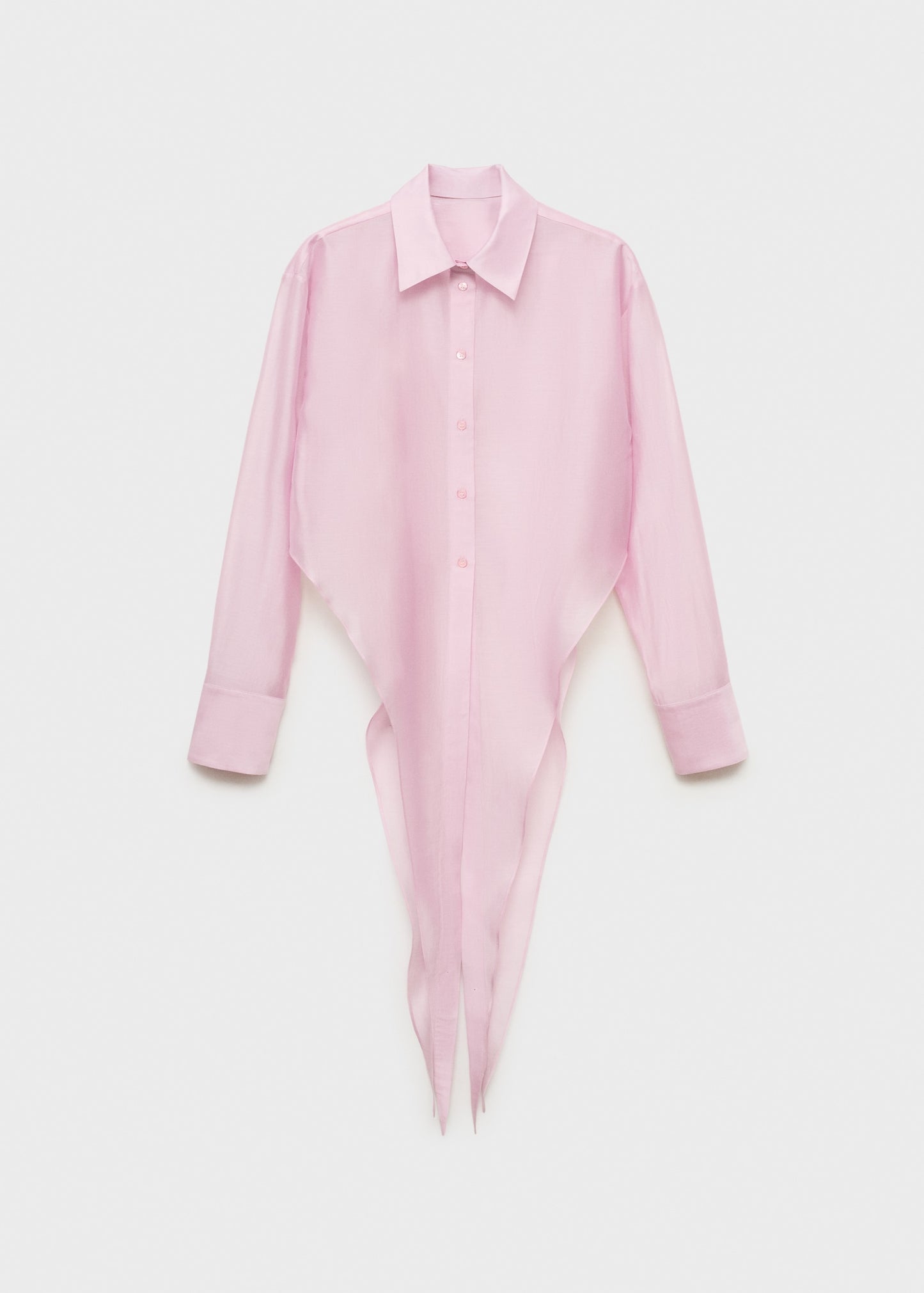 Lyocell shirt with peak finish