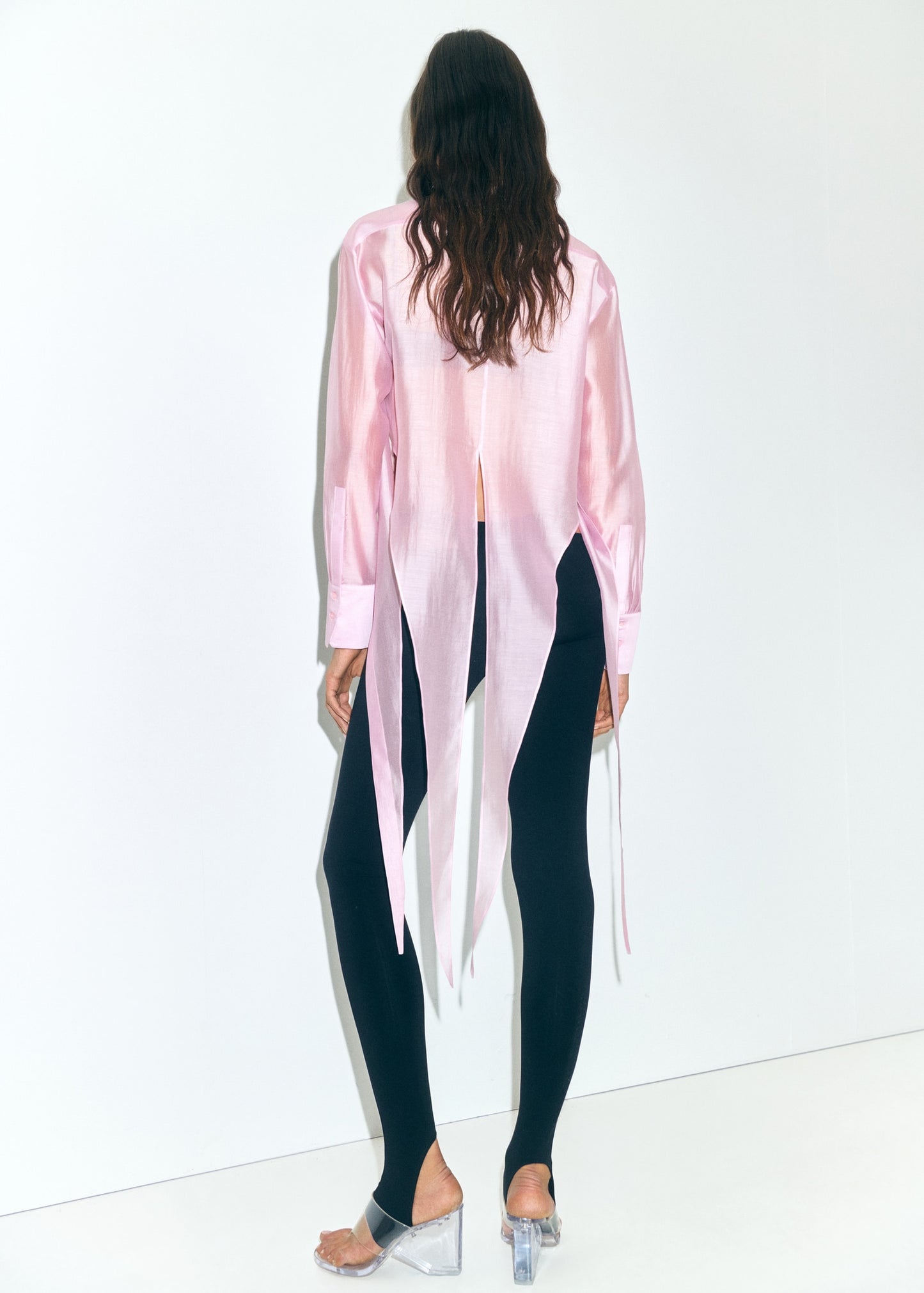 Lyocell shirt with peak finish