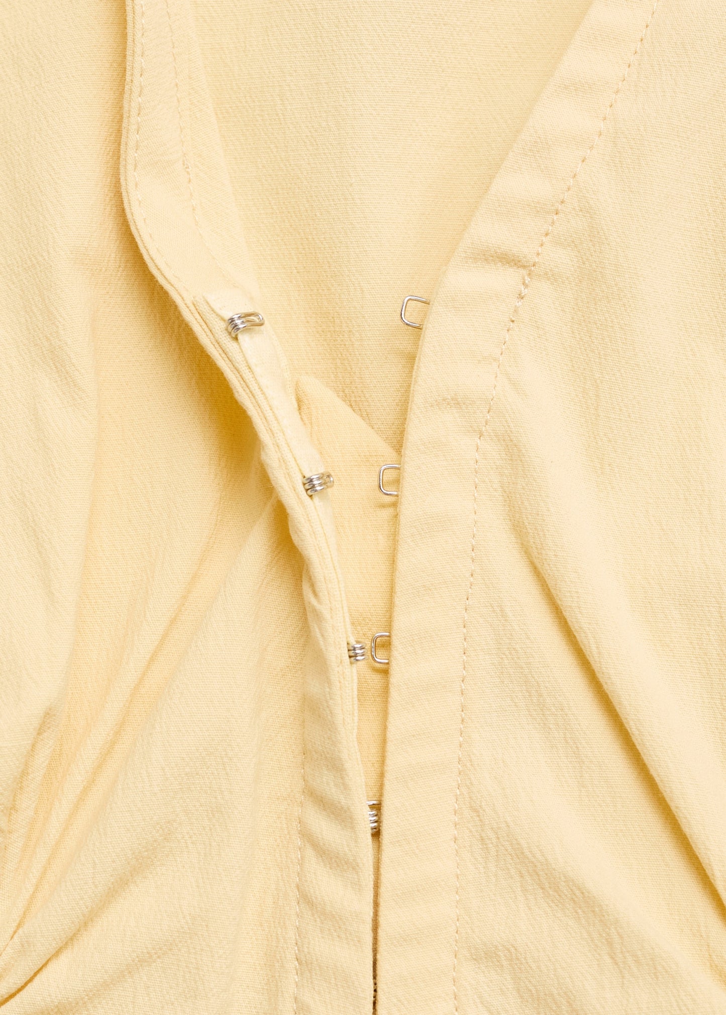 Gathered cotton blouse