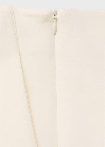 Cotton skirt with opening