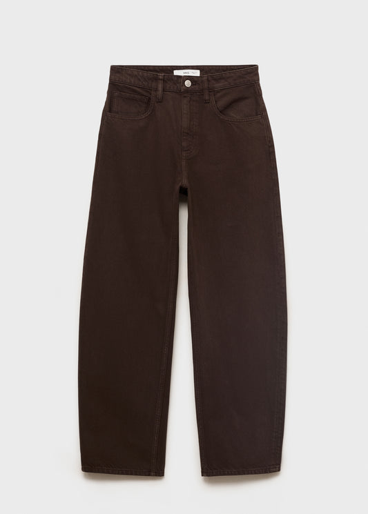 High-rise balloon jeans
