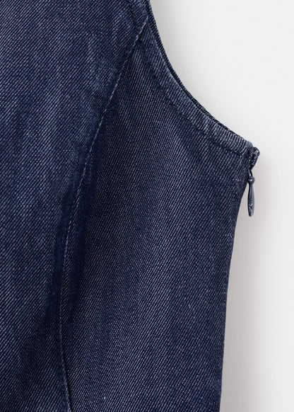 Denim crop top