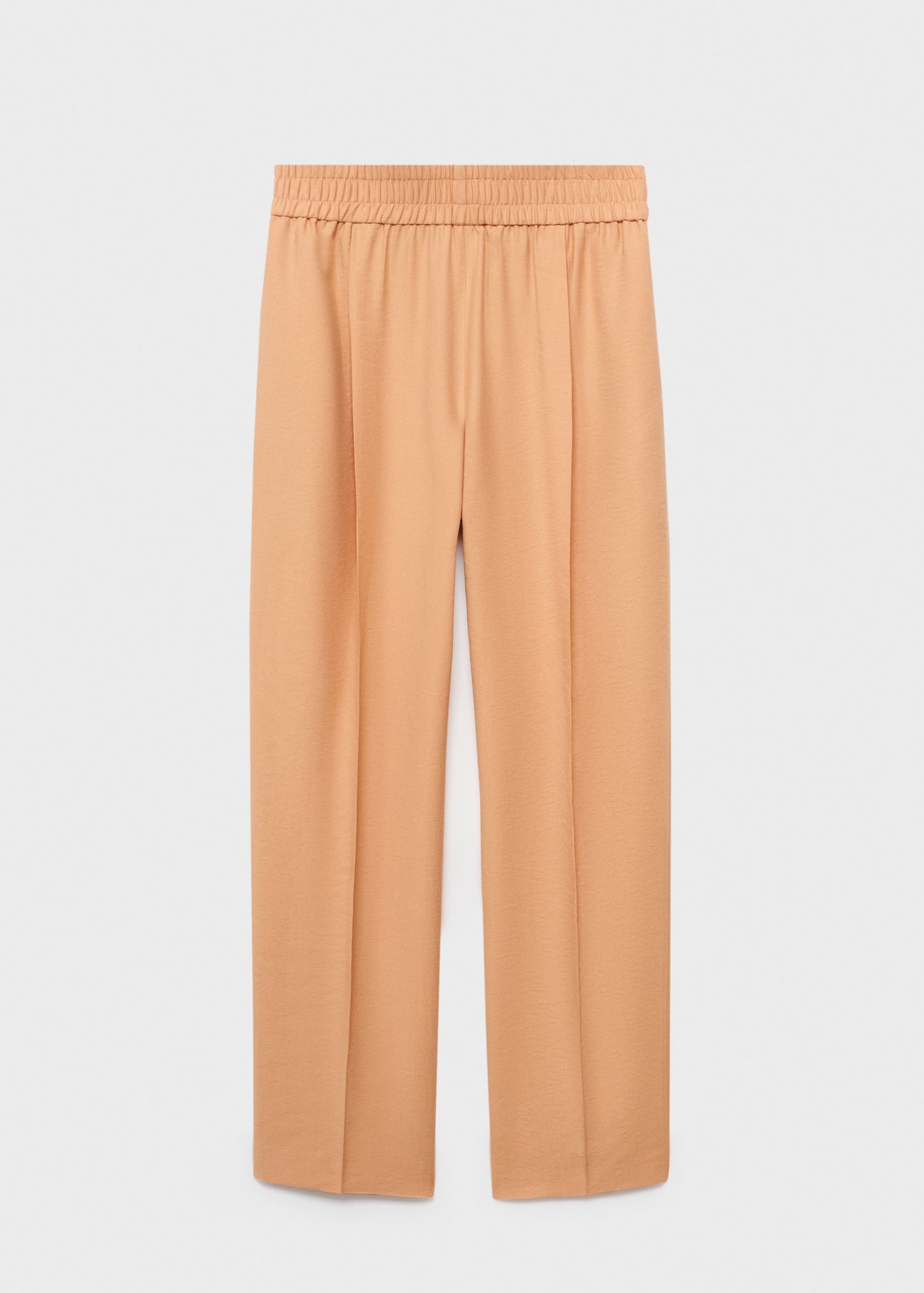 Lyocell trousers with elastic waistband