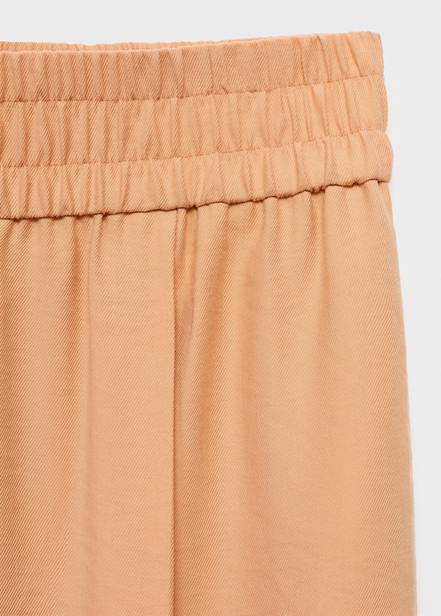 Lyocell trousers with elastic waistband