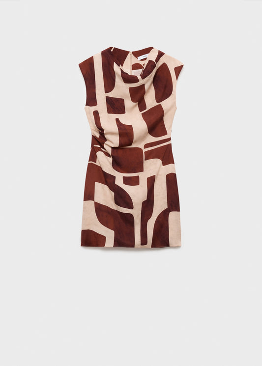 Short patterned dress
