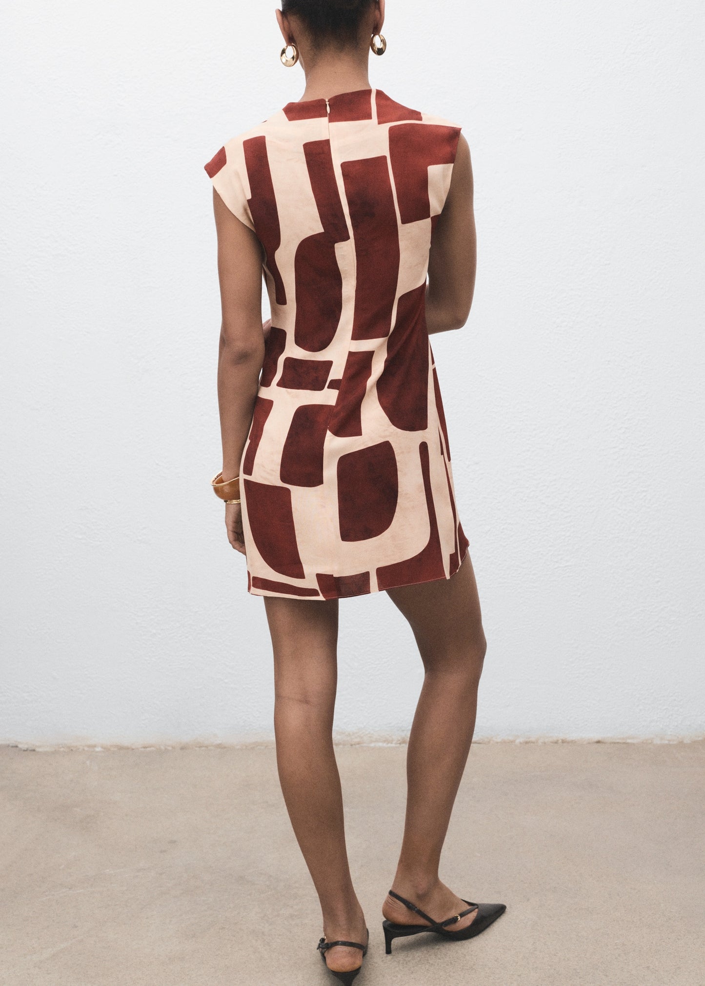 Short patterned dress